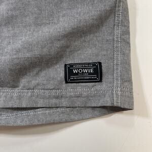Wowie OG Casual Shorts Men’s XL Gray 5” Inseam Lightweight Everyday Drawstring
